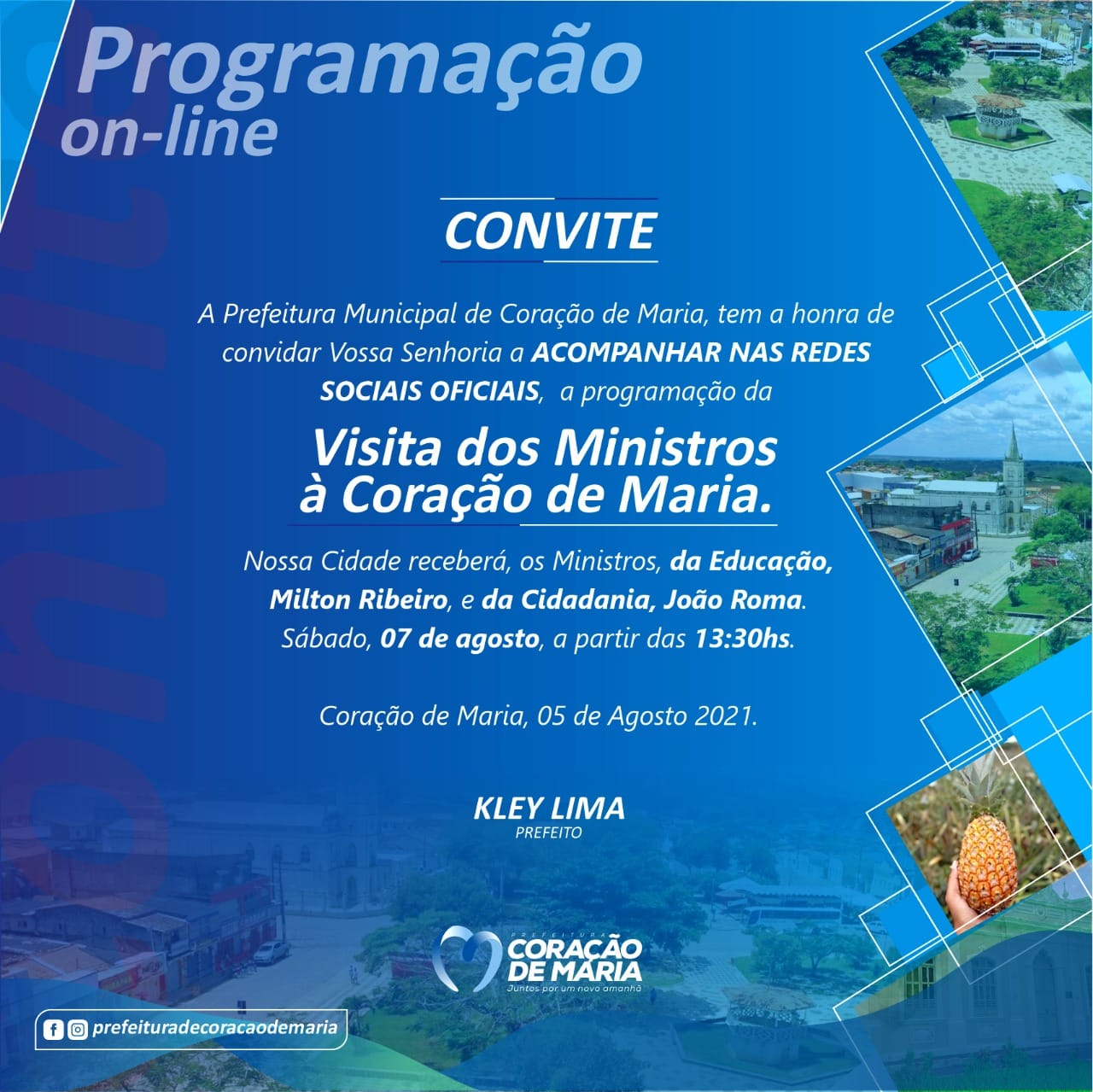 Visita dos Ministros à Coração de Maria.