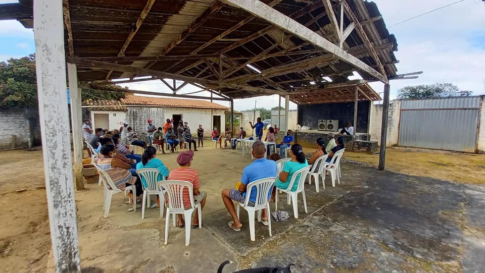 Reunião com a Associação da Comunidade do Comissário, Ferrobia e Alagoinhas.