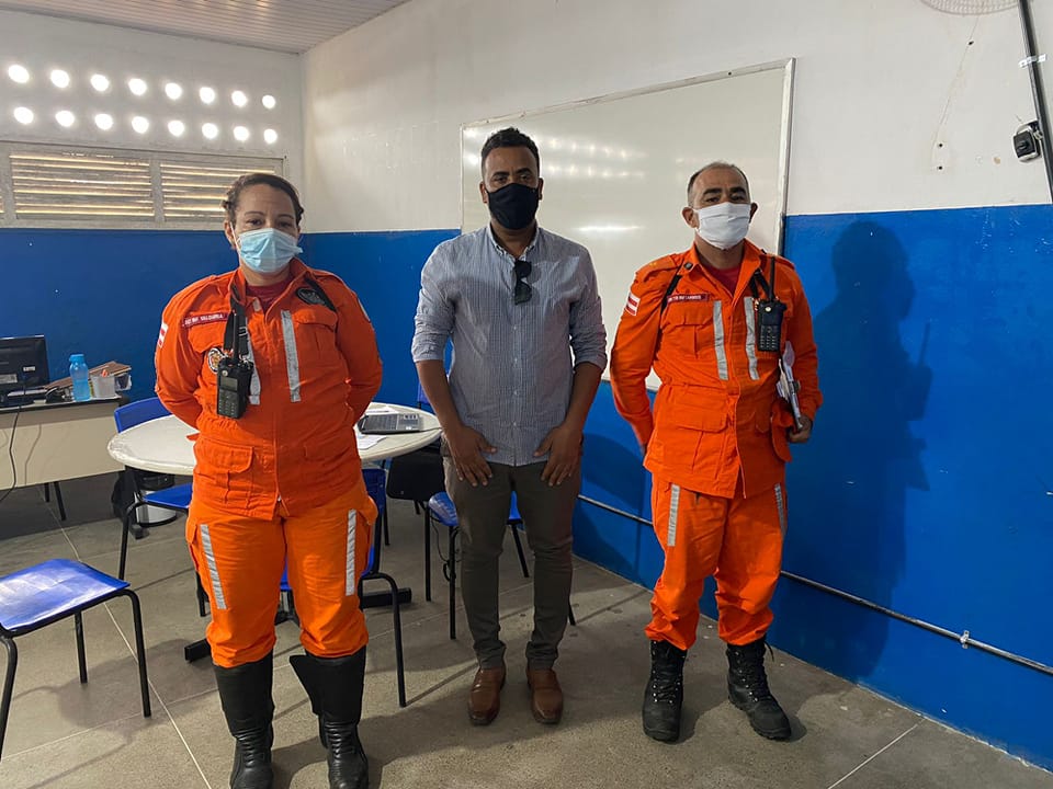 Recebemos Representantes do Corpo de Bombeiros Militar da Bahia.