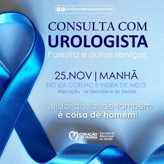 Cuidar da Saúde também é coisa de homem.