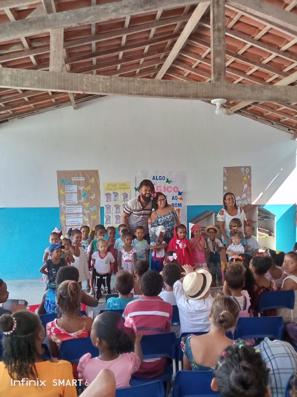 A Escola São Francisco, realizou nesta terça-feira, 30, a culminância do Projeto de Leitura.