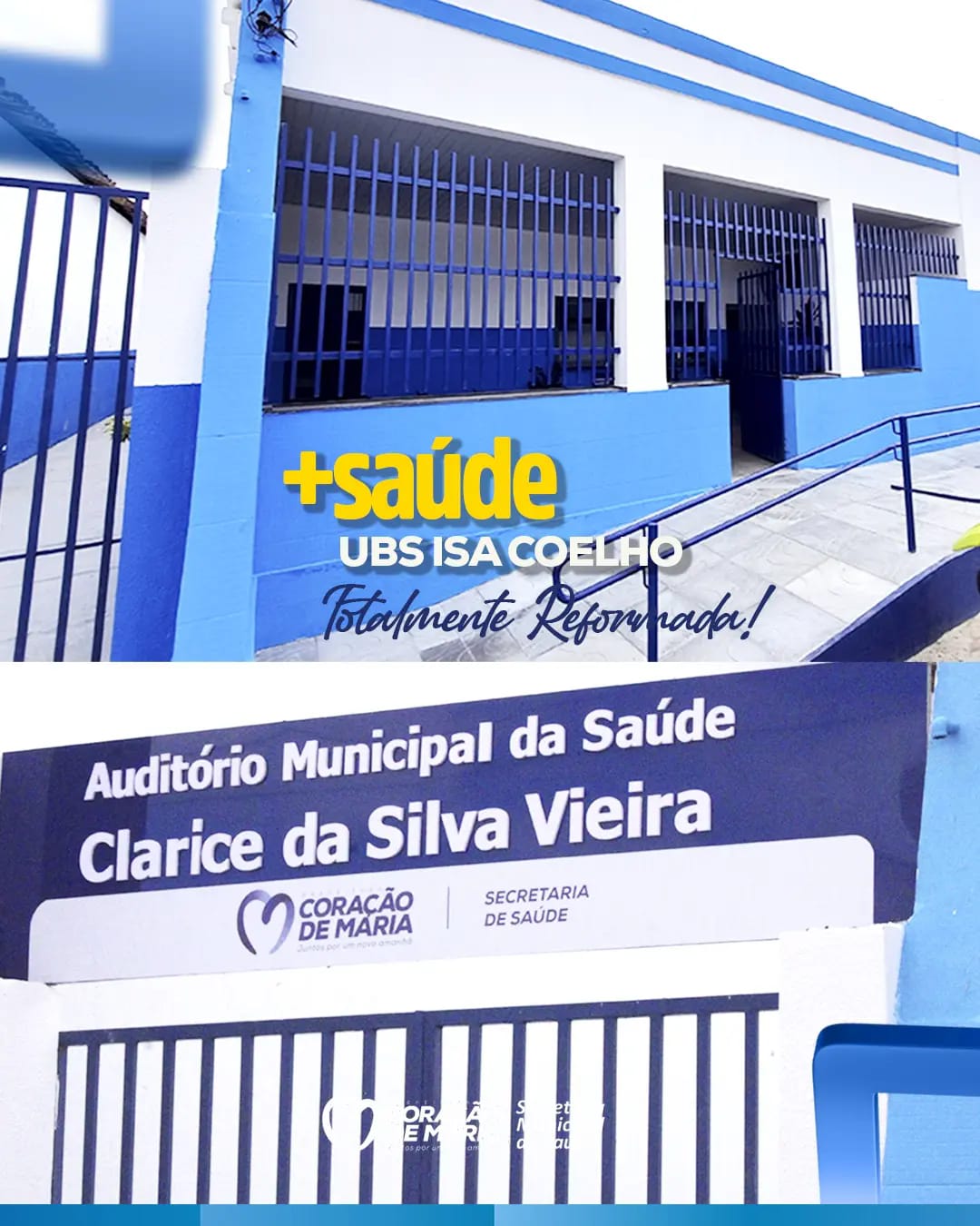 Reinauguração do Posto de Saúde Isa Coelho