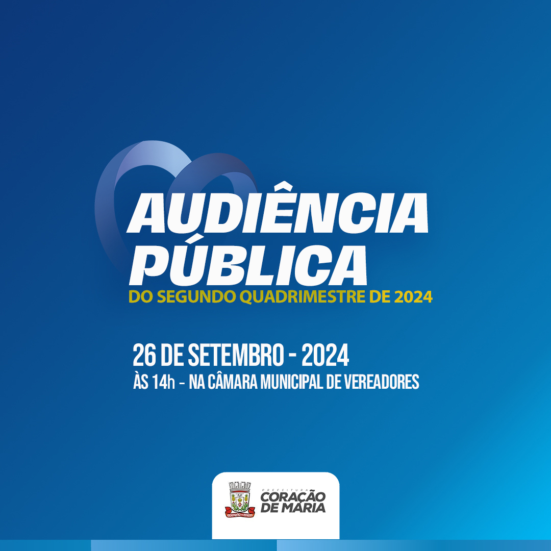 Segunda Audiência Pública do Quadrimestre de 2024